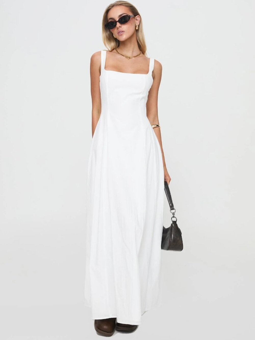 You Can Maxi Dress White - 8